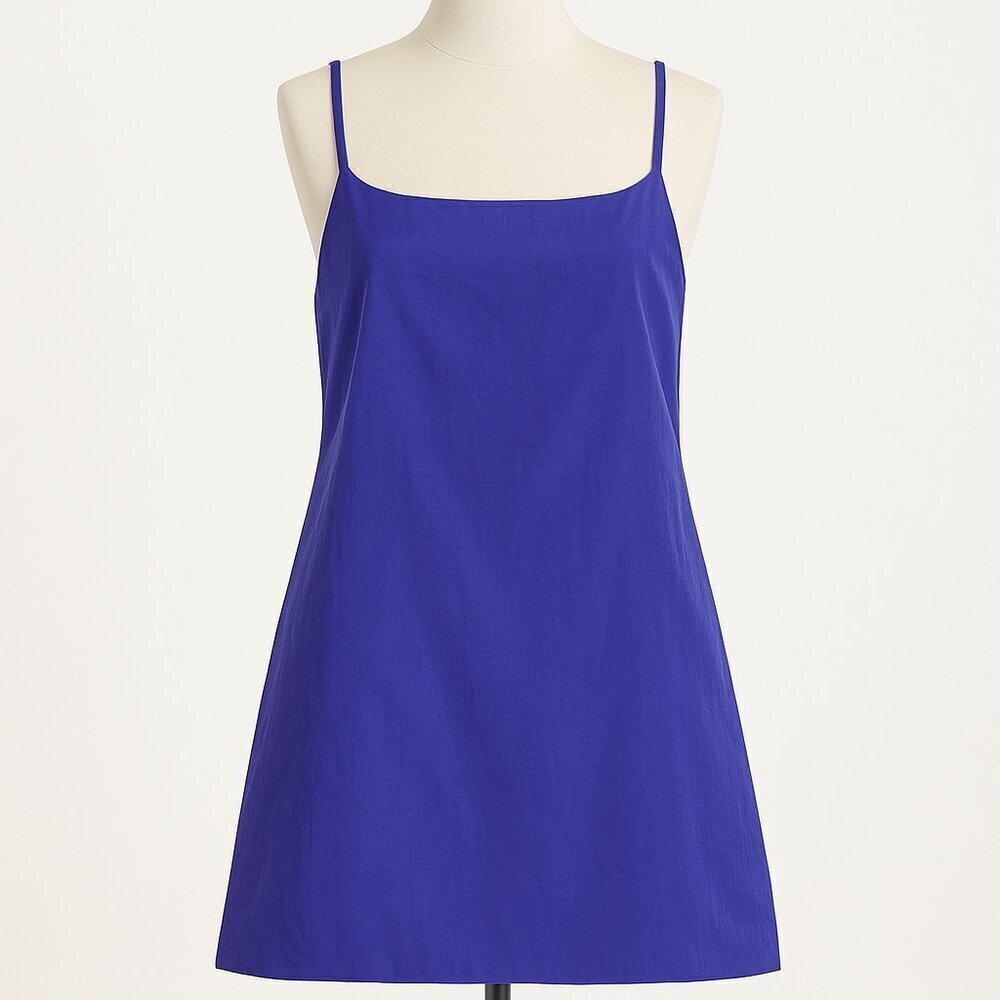 Free People Royal Blue Mini Slip Dress